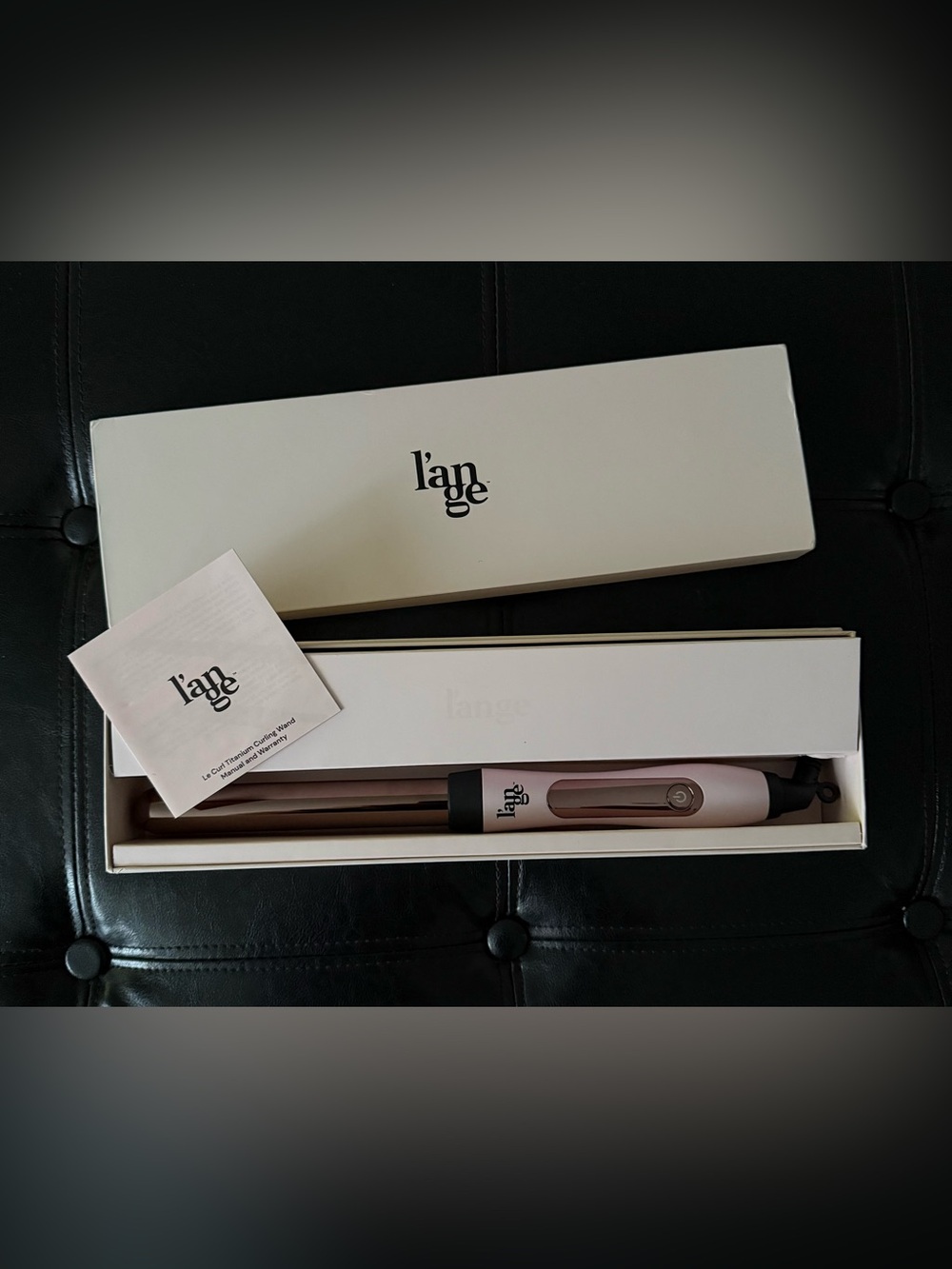 Lange Pink and Rose Gold 25mm Curling Wand